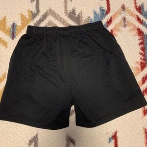 Eric Emanuel Shorts Black Varsity Red EE Basic Short SIZE SMALL